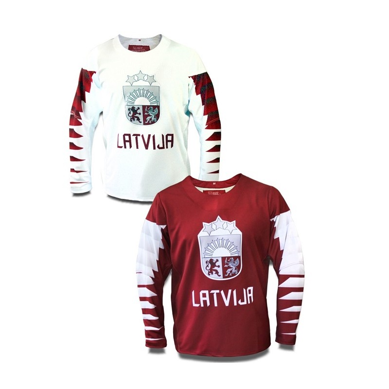 Team Latvia Jr. Рубашка для болельщиков