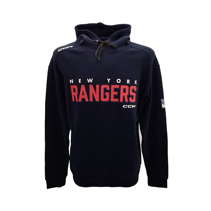 CCM Pieaugušo New York Rangers Pullover džemperis ar kapuci FH05DB