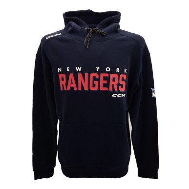 CCM Pieaugušo New York Rangers Pullover džemperis ar kapuci FH05DB