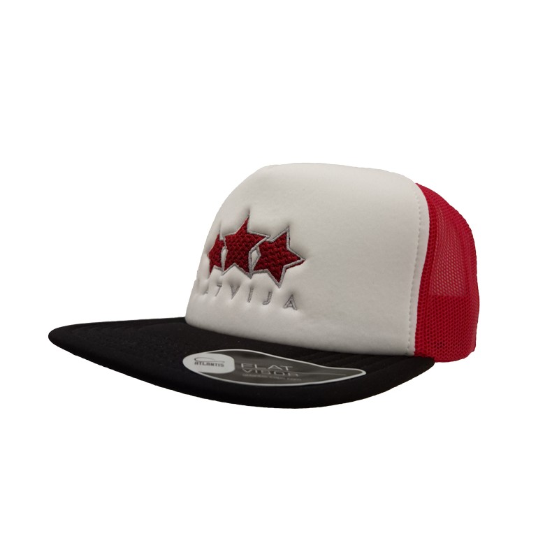 HOKEJAM.LV Latvija Three Star Flat Visor кепка