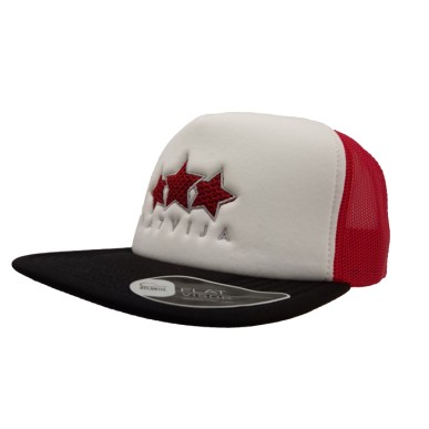 HOKEJAM.LV Latvija Three Star Flat Visor кепка