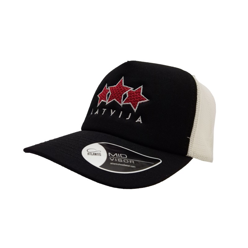 HOKEJAM.LV Latvija Three Star Mid Visor кепка