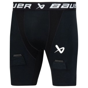 BAUER Performance S22 Bērnu kompresijas šorti ar spenzūru