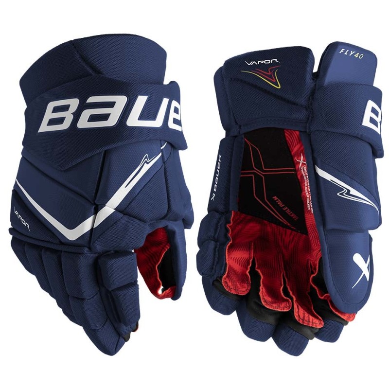 BAUER Vapor FLY40 S25 junioru hokeja cimdi