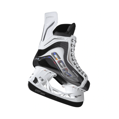 CCM Jetspeed FT8 Pro White Pusaudžu hokeja slidas