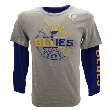 OUTERSTUFF Bērnu St. Louis Blues trīs vienā džemperis