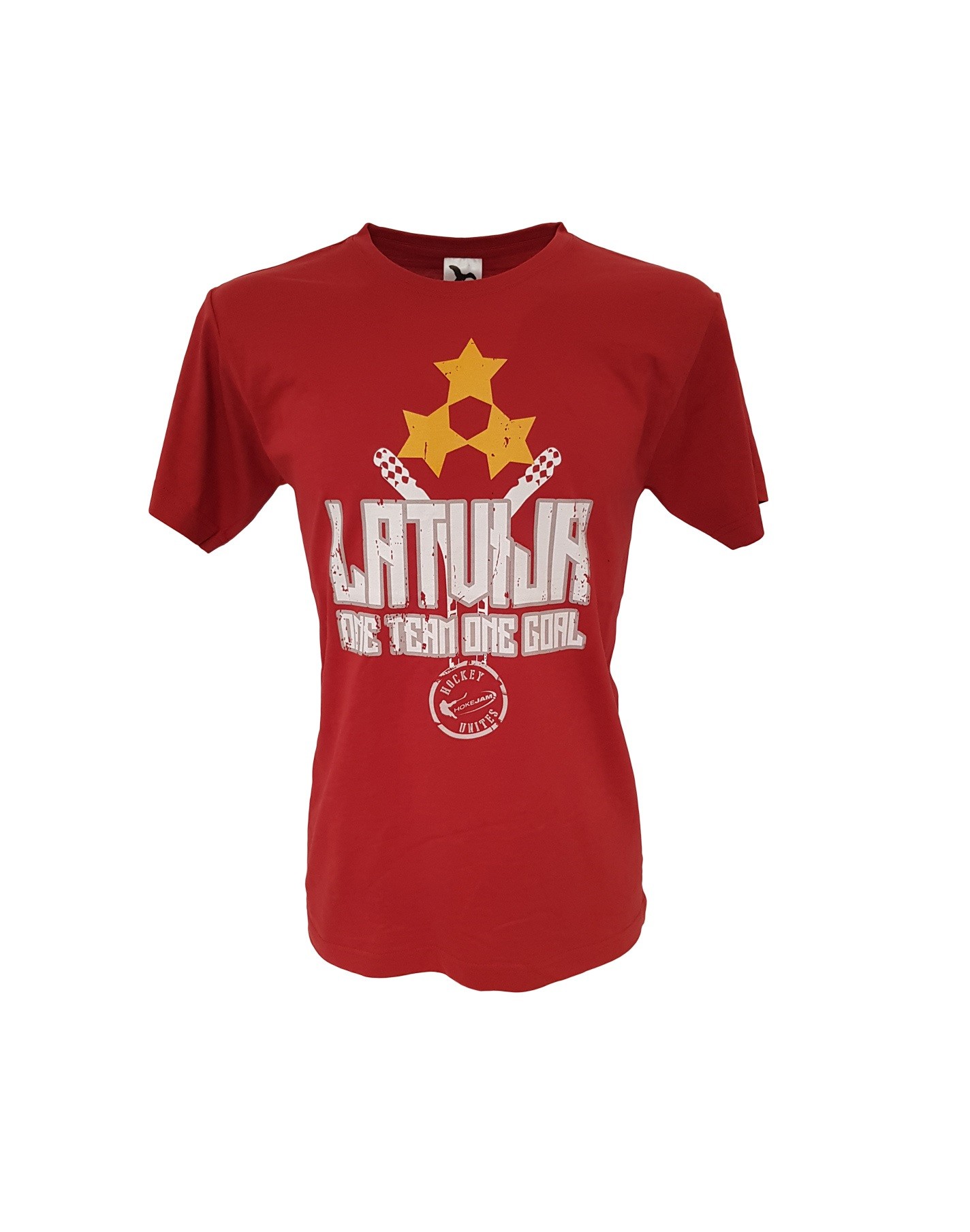 HOKEJAM.LV Latvija One Team One Goal Adult Футболка 