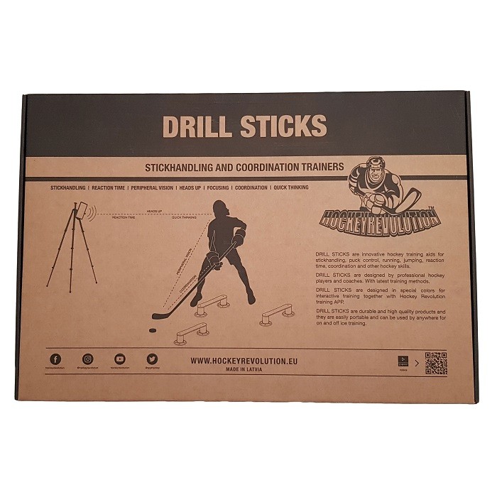 Drill Sticks Stickhandling Training Aid