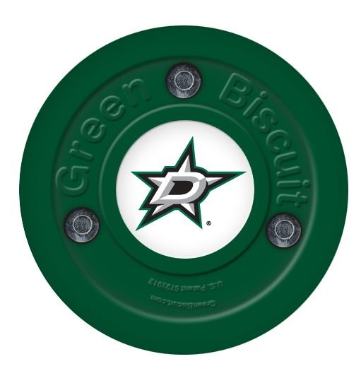Green Biscuit Dallas Stars Off Ice Шайба