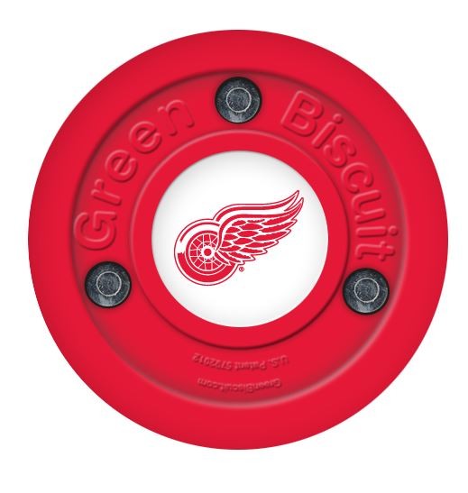 Green Biscuit Detroit Red Wings Off Ice Шайба
